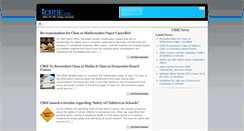 Desktop Screenshot of news.icbse.com