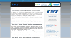 Desktop Screenshot of icbse.com